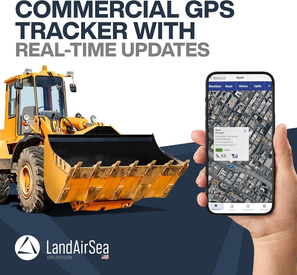 GPS Tracker - Includes Waterproof Hardwire Kit and Permanent Mount. Perfect f...