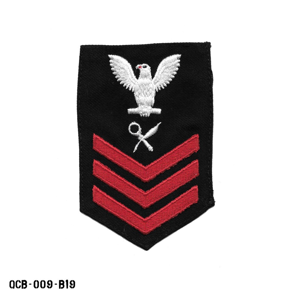 Intelligence SMALL Sleeve Patch ~ US Navy E6 Petty Officer First Class ~ NEW