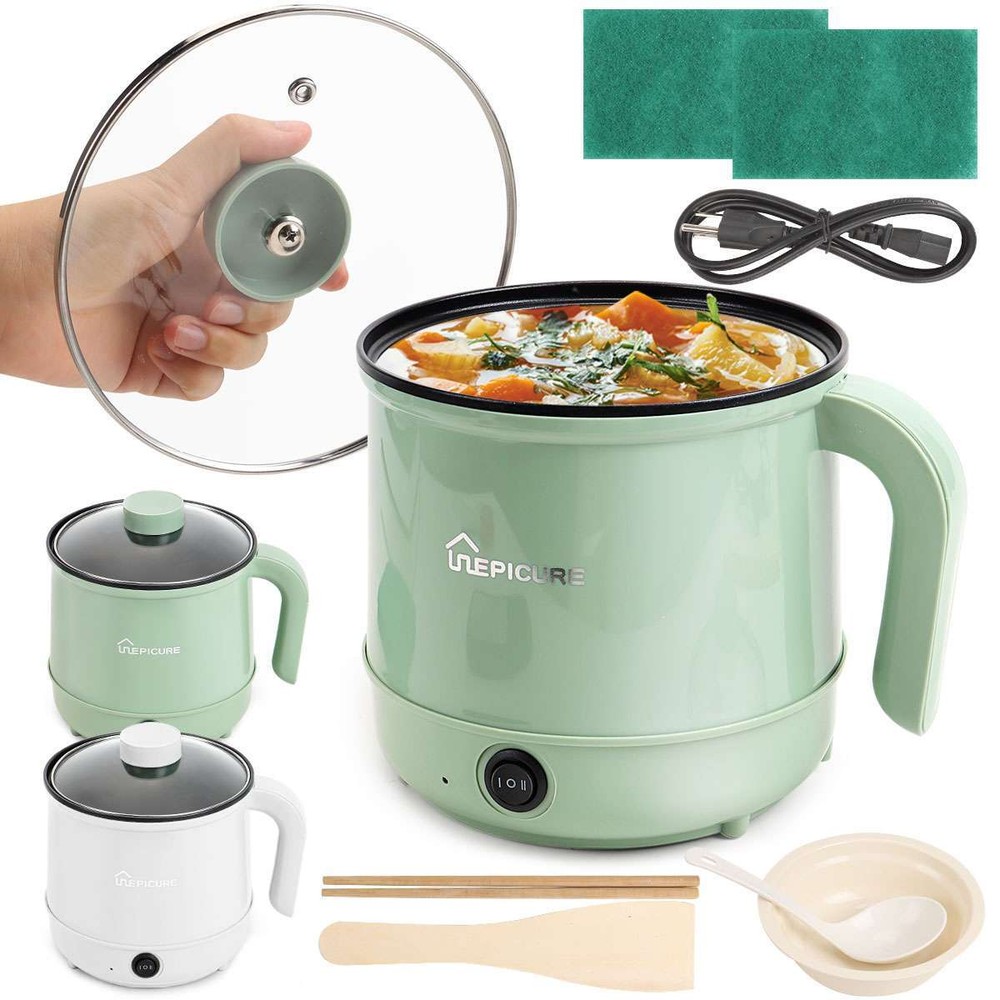 Multi-Function Electric Cooker,Mini Speed Food Pot, Non-Stick Pot, Boiling Water