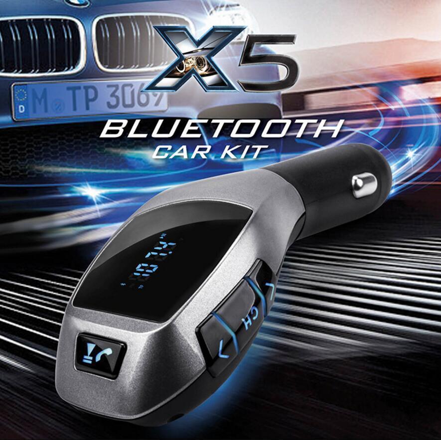 Wireless Bluetooth FM Transmitter MP3 Player USB Car Charger for iPhone 8 X Plus