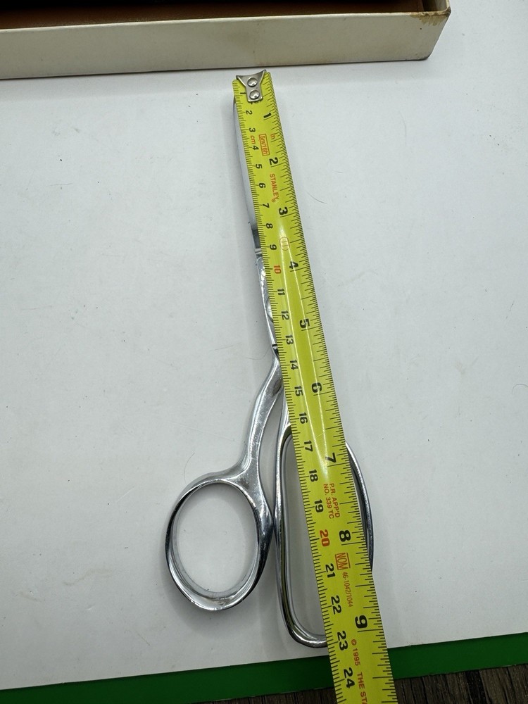 Vintage WISS PINKING SHEARS w/ Leather Case & Box