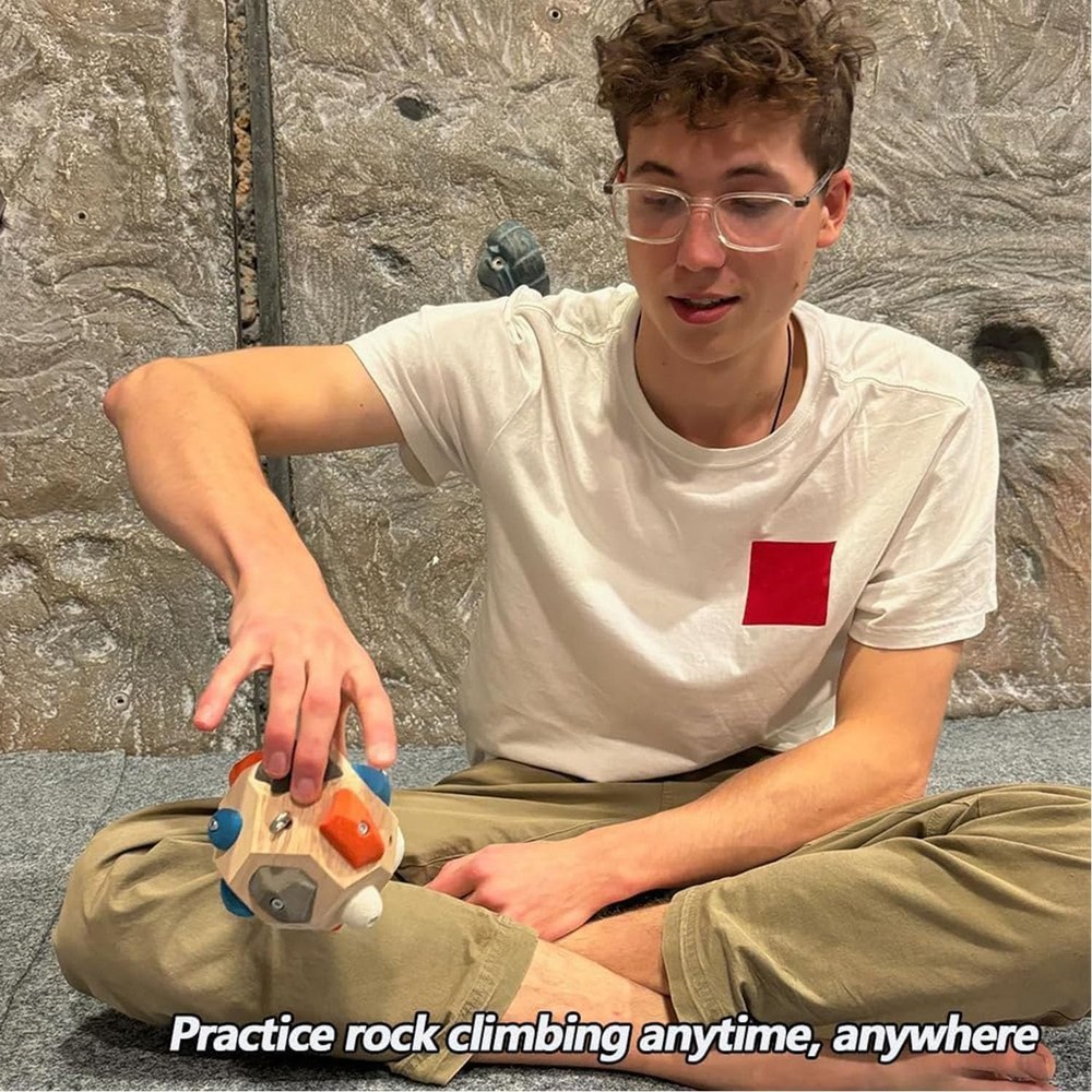 Handcrafted Boulder Block - Build Strength and Small to Medium, Multicolor
