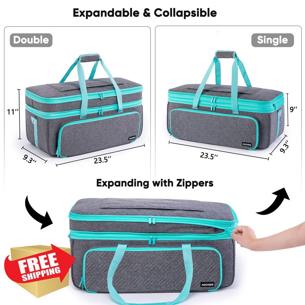 AMOIGEE Cricut Maker Explore Carrying Case Storage Bag Accessories