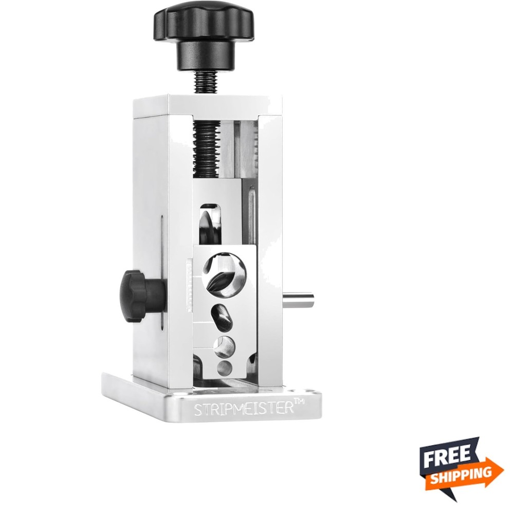 Drill-Powered Wire Stripper – Wire Sizes Up To Ø3/4", Jam-Free, Copper Wire, ...