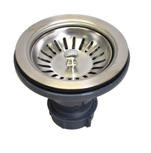 Kitchen Sink Drain & Strainer Assembly 3-1/2" Removable Strainer Bowl