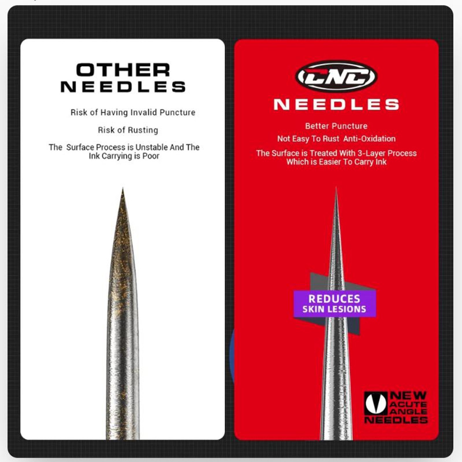 20, 40pcs CNC Police Tattoo Needle Cartridges RM RL RS