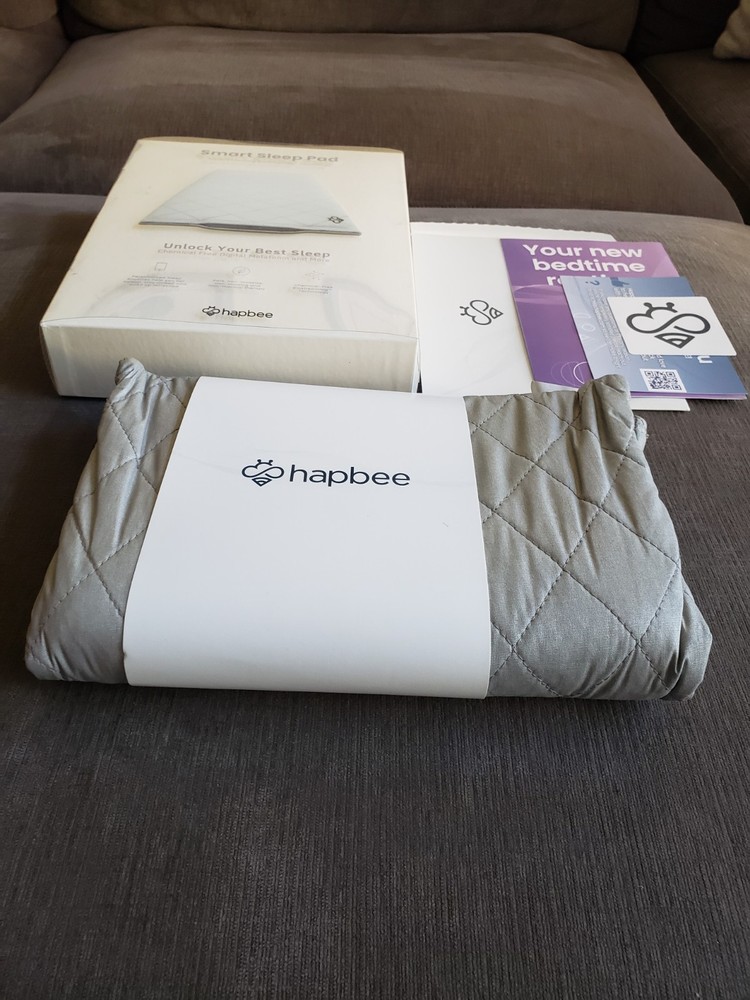 Hapbee Smart Sleep Pad Under Pillow Sleep Analyzer with Patented Ultra NEW READ.