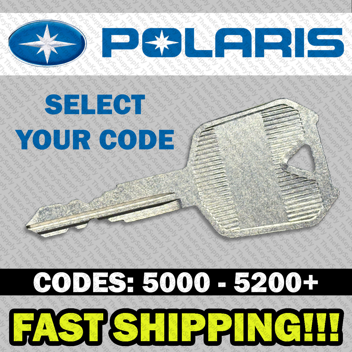 Polaris Ranger RZR General Sportsman Key Cut to Code 5001-5200 READ DESCRIPTION