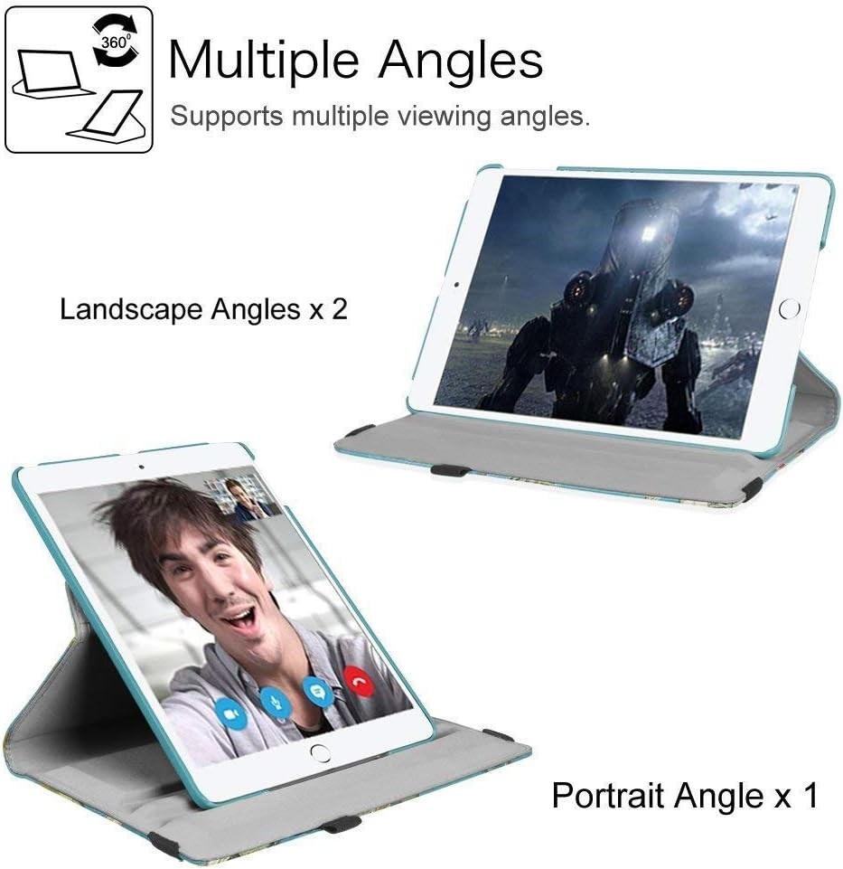 Case for iPad 11th Generation 11 Inch, 360 Degree Rotating Multi-Angle Stand