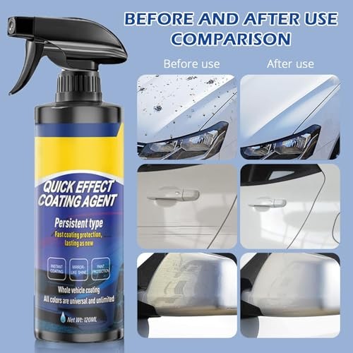 2 Pcs Quick Effect Coating Agent for Car,2026 Upgrade Car Coating Spray–Fast