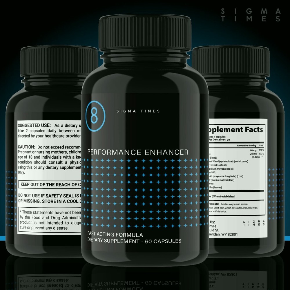 (3 Pack) Performer 8 Capsules - Performance Enhancer Advanced Male Support