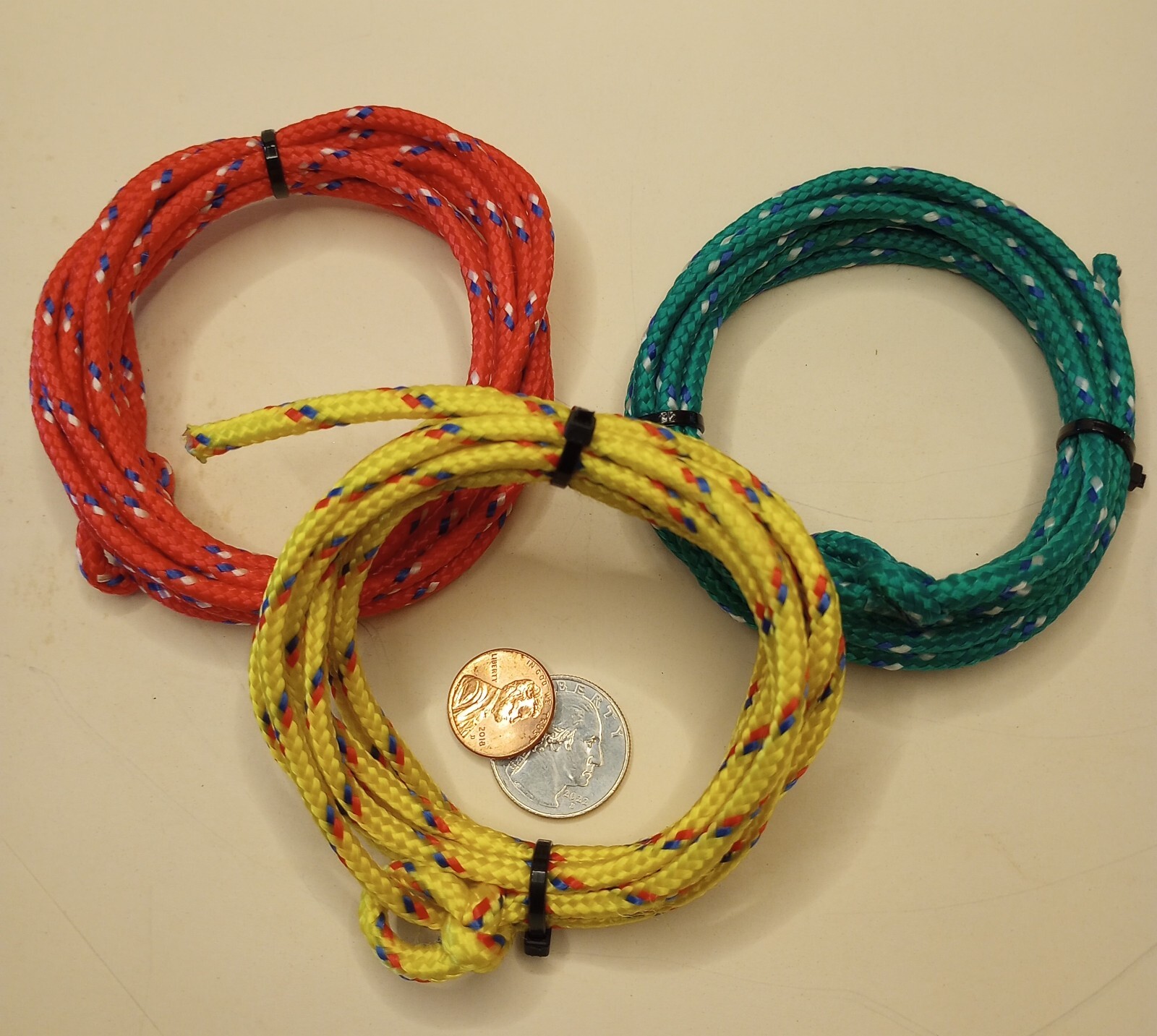 X-SMALL LARIAT LASSO PRACTICE ROPE~  for Table Top "Original Cowboy Toy"