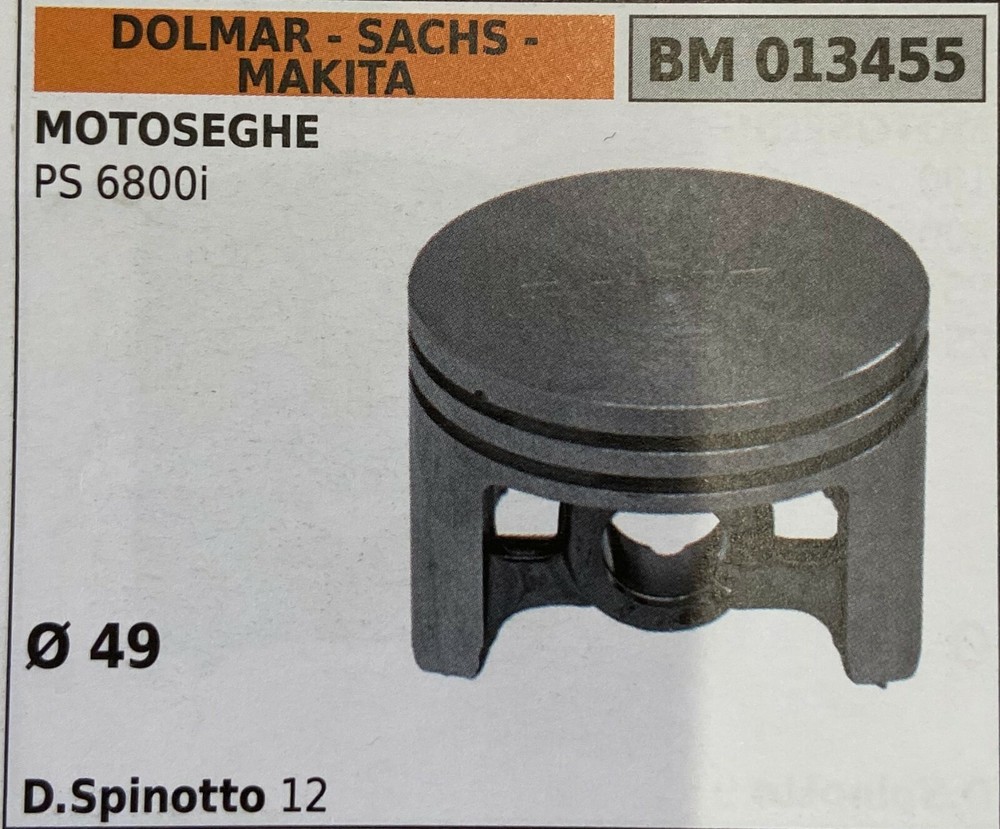 DOLMAR COMPLETE PISTON - SACHS - MAKITA BM013455
