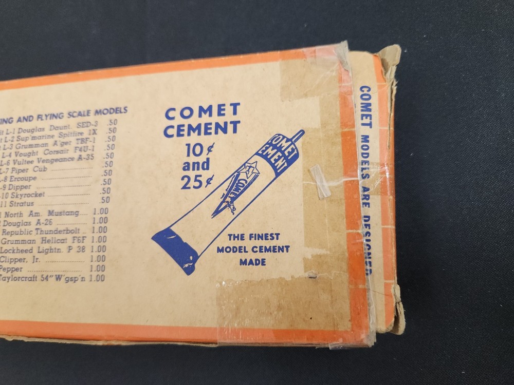 Vintage Balsa model plane kit Comet Stratus L-11