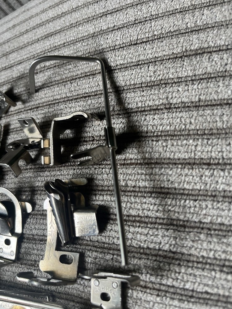GREIST Rotary Sewing Machine Attachments & Acc. Tuck Binder Ruffler Plus 3 Tools