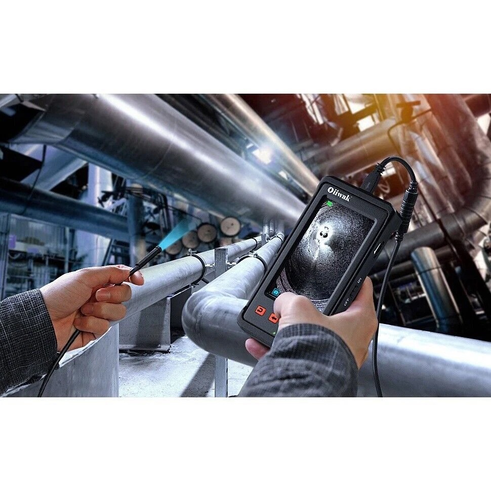 49FT 8MM Endoscope Camera Articulating Borescope Inspection Camera 4.3" Screen