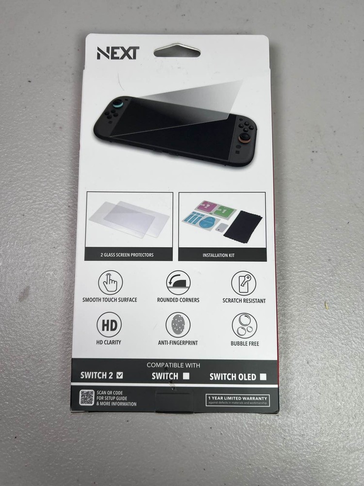 2-Pack Screen Protector for Nintendo Switch 2 Tempered Glass Clear