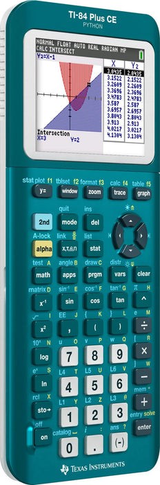 Texas Instruments TI-84 Plus CE Graphing Calculator - Totally Teal