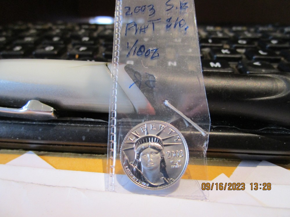 2003 Platinum Eagle 1/10 Qz.  MS +++++