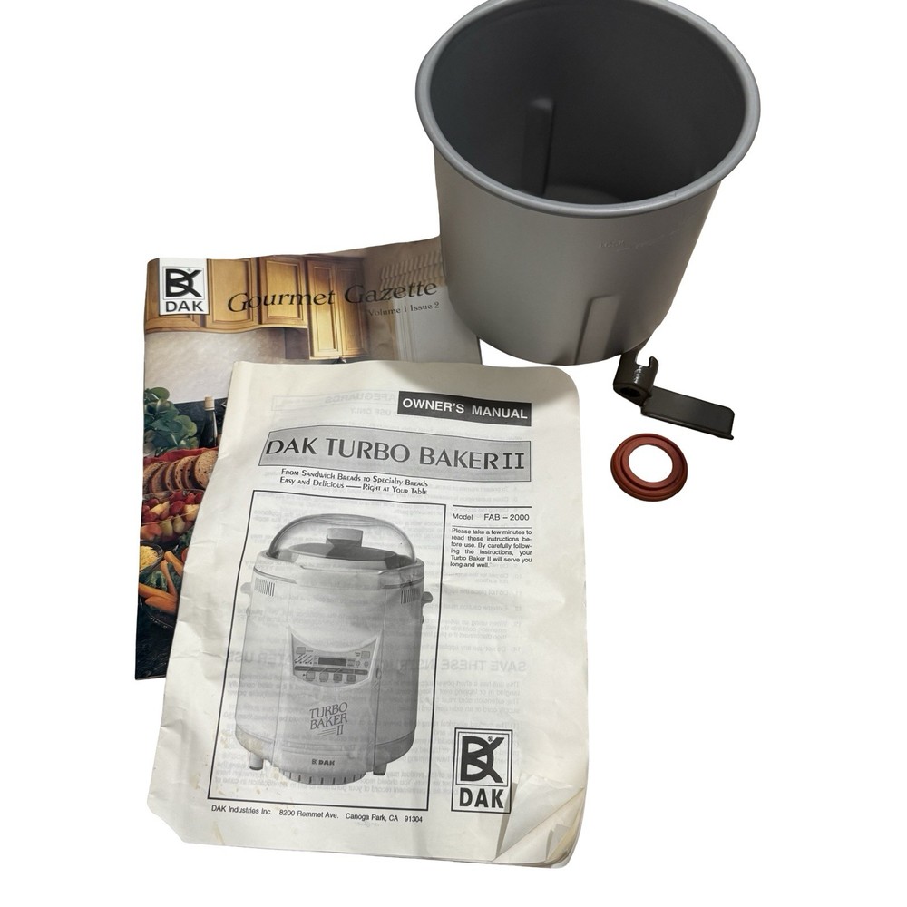 Dak FAB-2000 Turbo Baker II Automatic Bread Maker Made in Japan