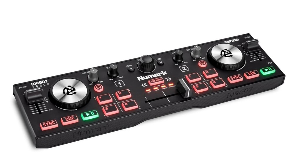 Numark DJ2GO2 Touch Pocket Double Deck DJ Controller - Black