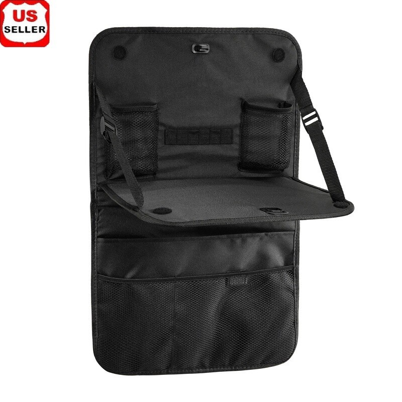 Multi-Pocket Car Backseat Organizer W/ Adjustable Desk Function Universal Fit US