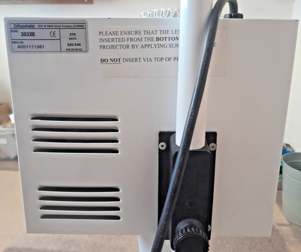 Kopykake 300XK projector with stand and bulb