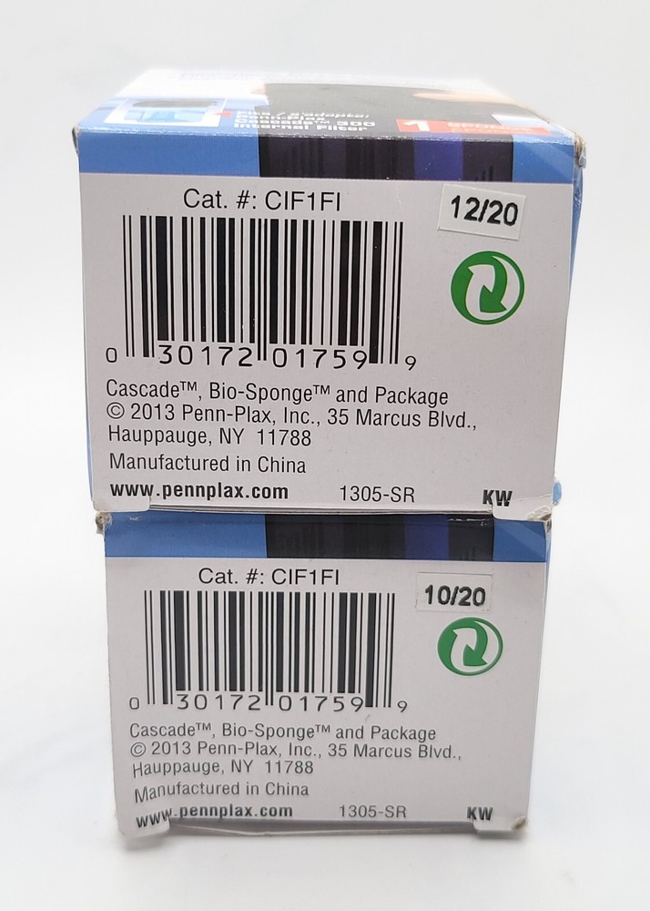 **2 PACK** Penn-Plax Cascade 300 Bio-Sponge Filter Replacement CIF1