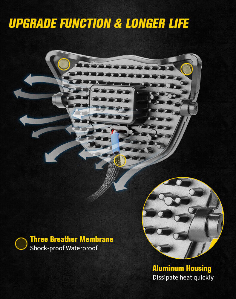 LED Headlight + Switch for Yamaha TTR 110 125 200 230 250 YZ 85 125 250 490 450