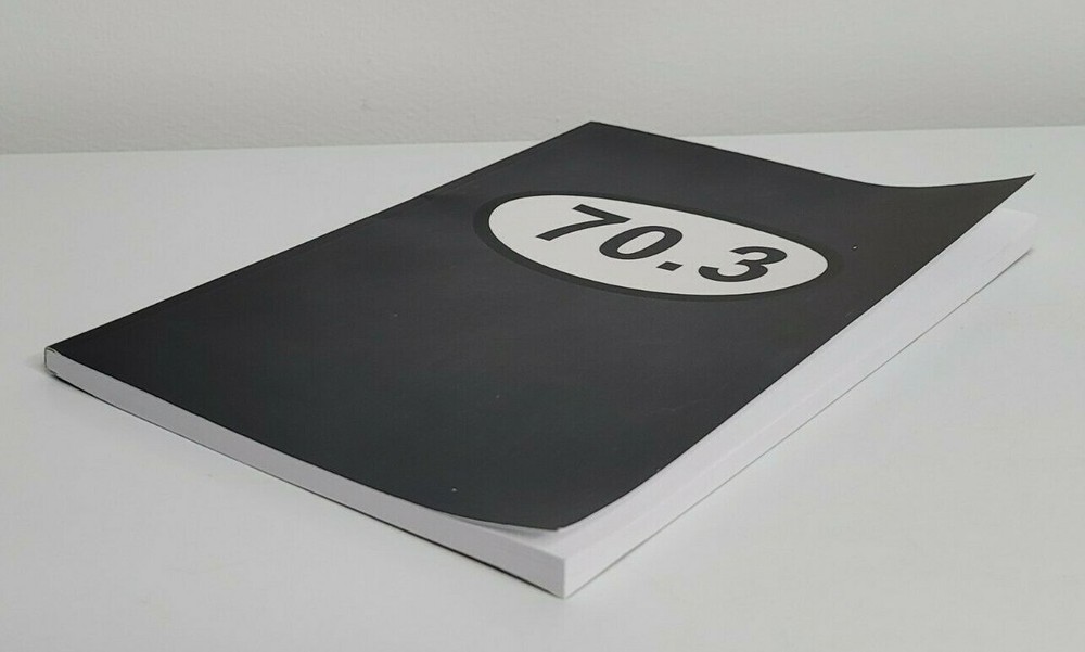 70.3 Triathlon Athletes Blank Lined Composition Notebook Journal Planner NEW