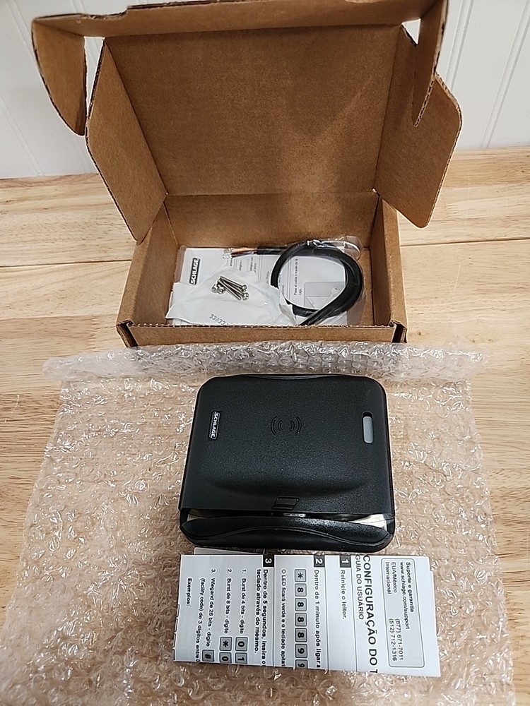 Schlage MTMS15 Multi-Technology Magnetic Stripe Reader, Black