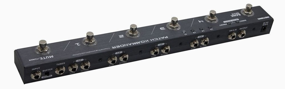 Hotone LS-10 4 Ch Programmable Switcher For Effects Pedals, True Bypass