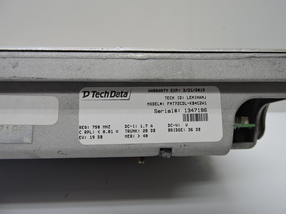 C-COR FNT72CDL-KB4C6W1 FLEXNET TRUNK AMPLIFIER - NICE!