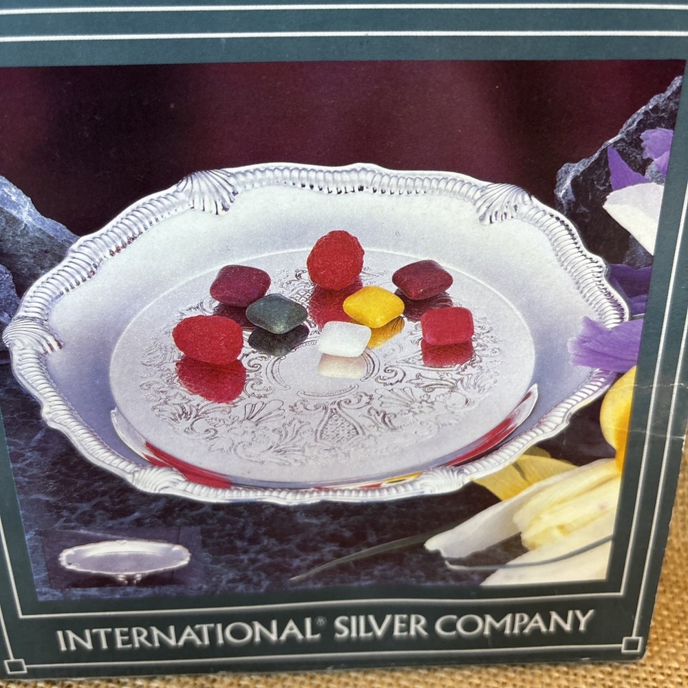 International Silver Company,Silver Plated Mini Pedestal Dish 5 3/4" Trinket