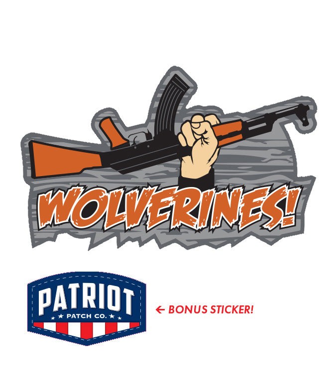 Patriot Patch Co. - Wolverines Sticker