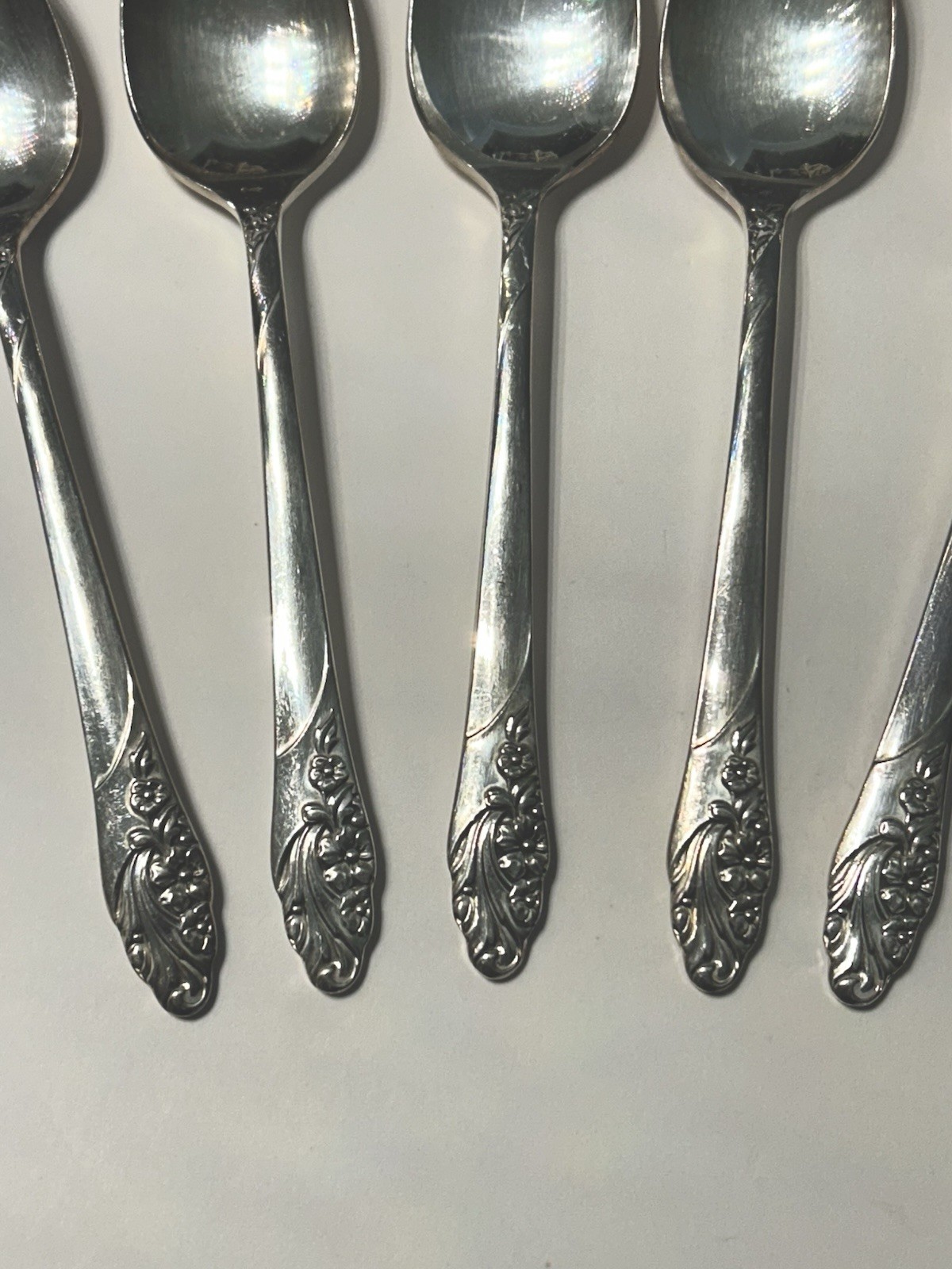 Oneida EVENING STAR TEASPOONS Set of 5