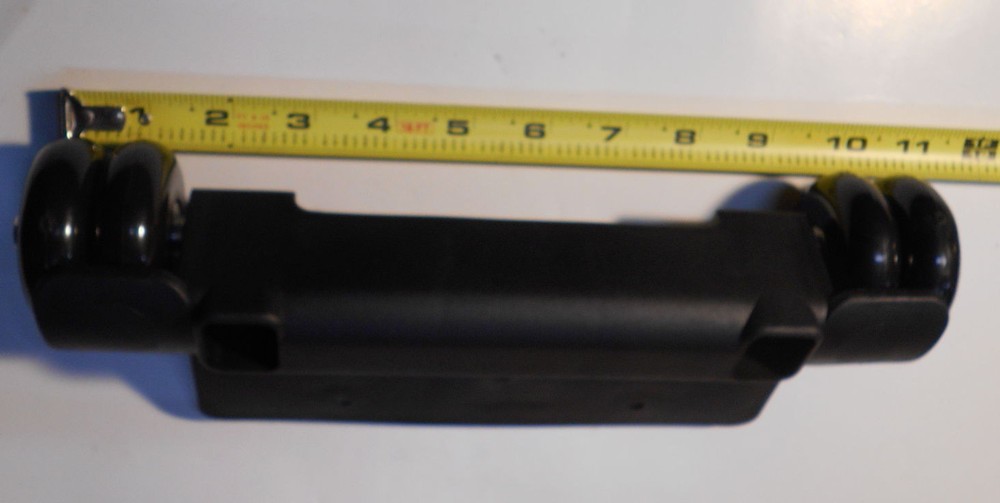 Black Luggage Suitcase Replacement Plastic Wheel Roller Suitcase Parts