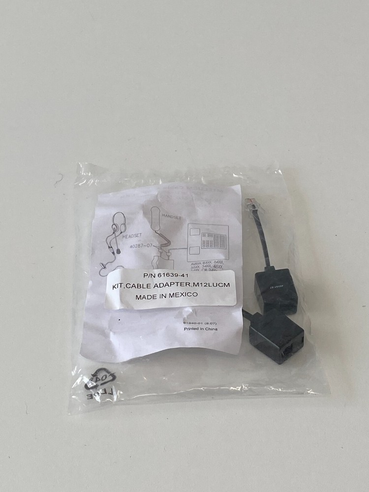 PP20: Plantronics 61639-01 KIT CABLE ADAPTER