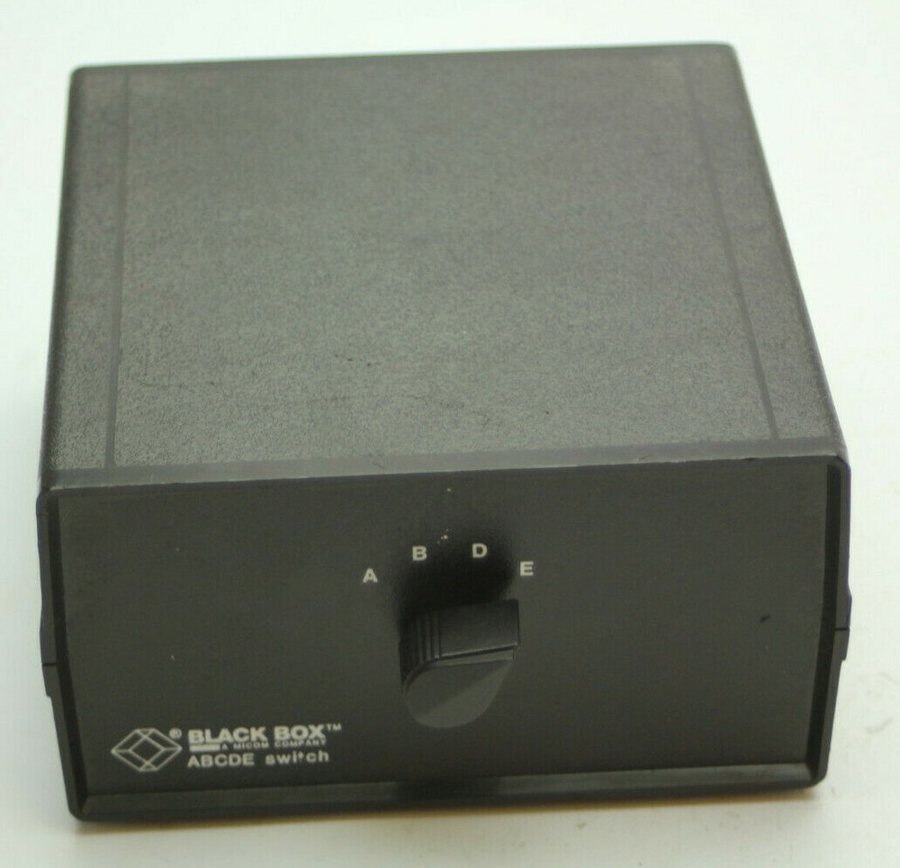 Black Box Corp SW0S0B-FFFFF ABCDE Switch Terminal Box Used