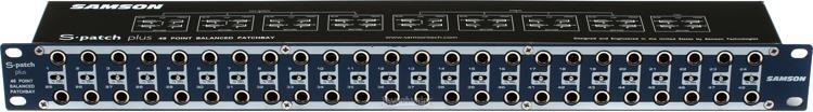 Samson S-Patch Plus 48-point Balanced Patchbay