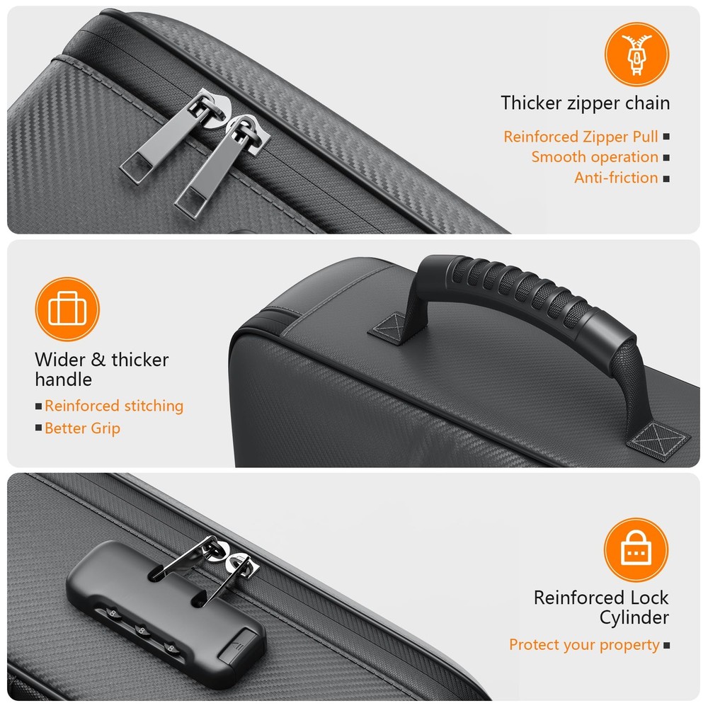 Grothery 5200°F Fireproof Document Organizer with Lock Fireproof & Waterproof...