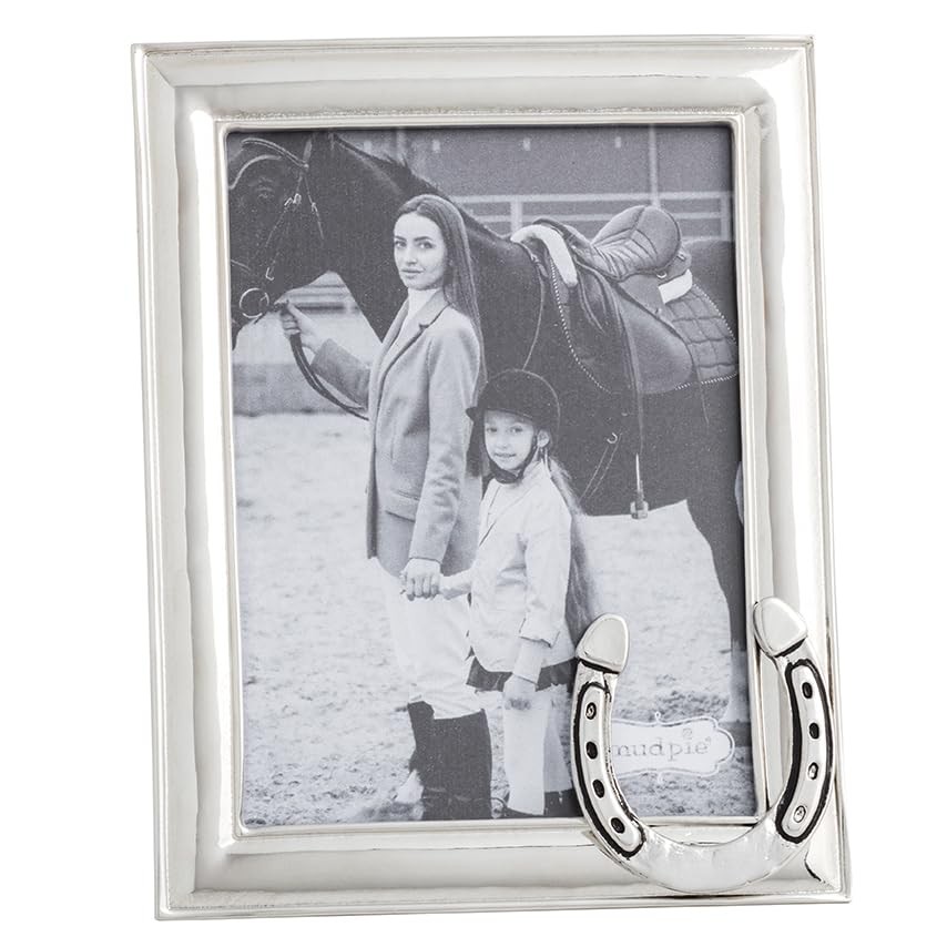 Mud Pie Silver Rectangle Metal Small Frame
