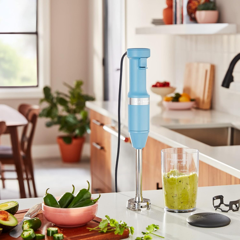 Variable Speed Corded Hand Blender KHBV53, Blue Velvet