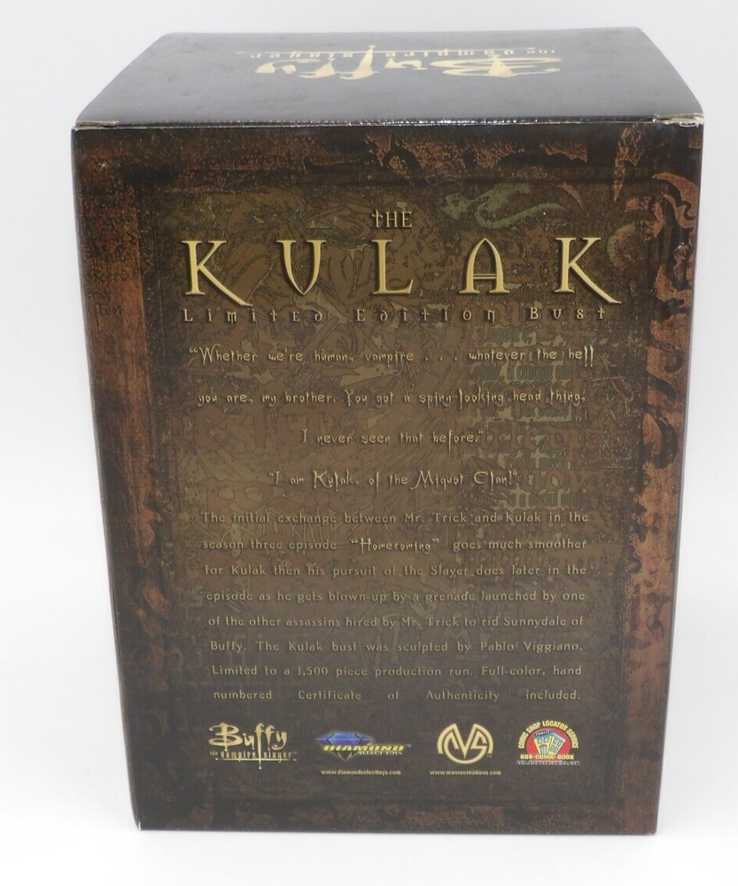 Buffy The Vampire Slayer KULAK Homecoming Bust Moore 2004 Sealed