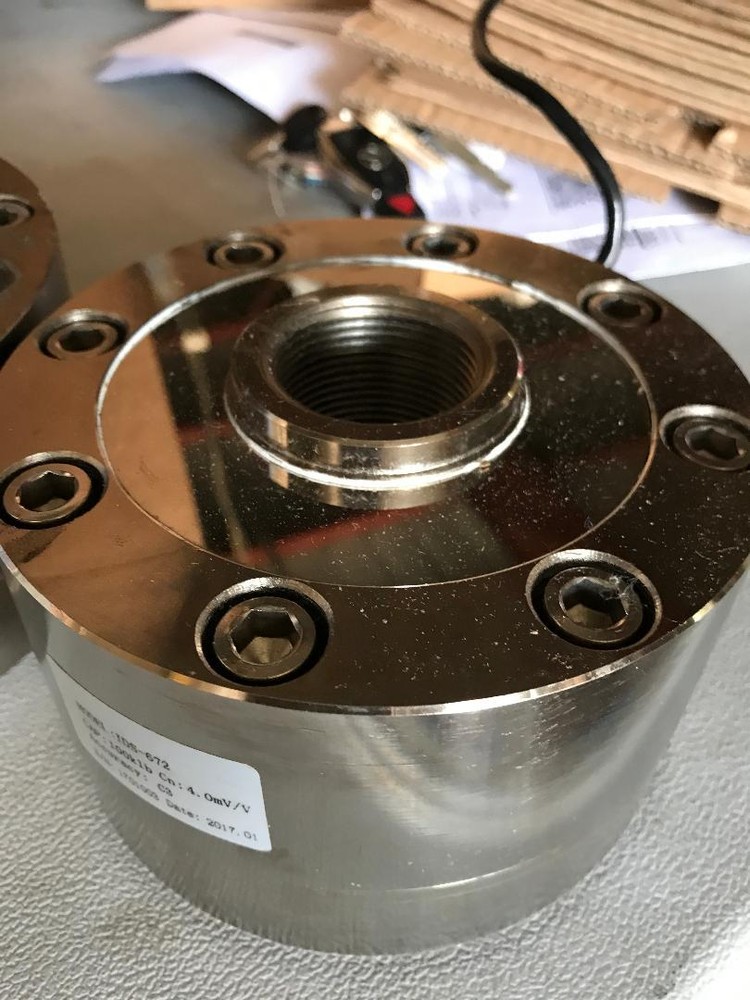 Compression Load Cell 50,000 LB,LPD-CT-50k, Low Profile Disk Sensor, New