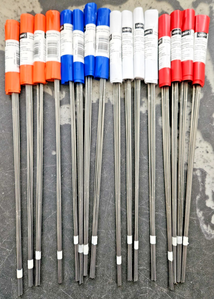 Orbit irrigation Sprinkler Flag 10-Pack Orange/Blue/White/Red 16 Pack Bundle