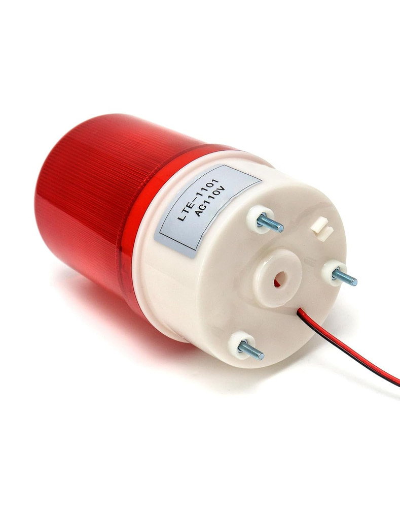 4 Pack Industrial LED Rotating Strobe Beacon Warning Lights AC110V Red IP54 Set!