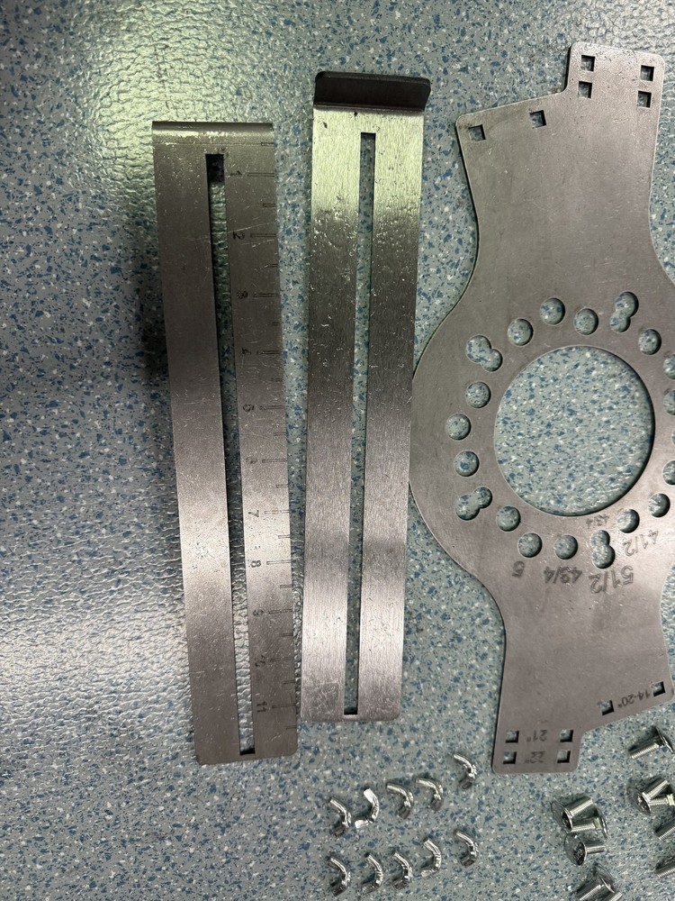 Wheel Fitment Testing Tool, Tire Size Fit Test Measuring Mockup, 5-Lug Pattern