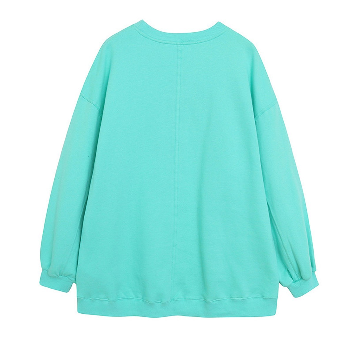 2025 Disneyland Daisy Duck Embroidered Turquoise Crewneck Sweatshirt Size M