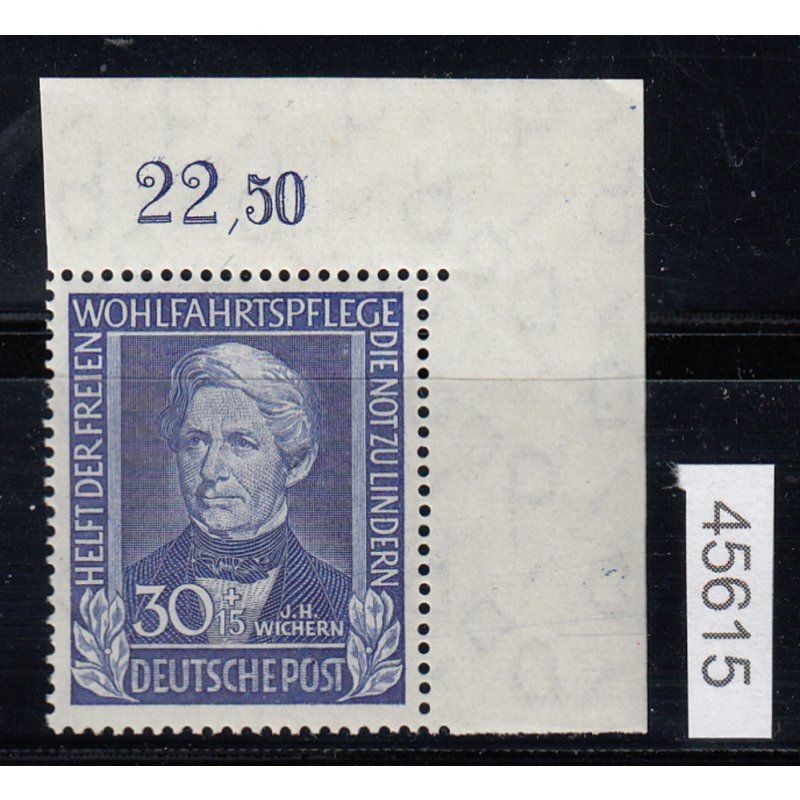 Federal 1949, Mich. No.: 120 ** corner edge